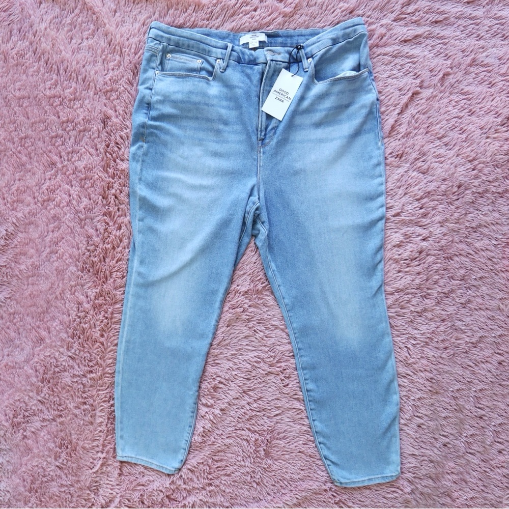 Good American X Zara High Rise Skinny Jeans Plus Size 24